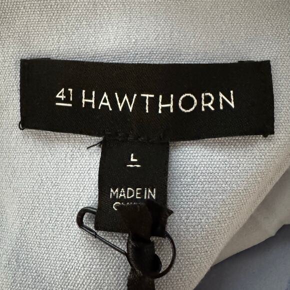 41 Hawthorn Two-Button Blazer Jacket Women’s Large Blue Notch Collar NWT - Picture 9 of 9